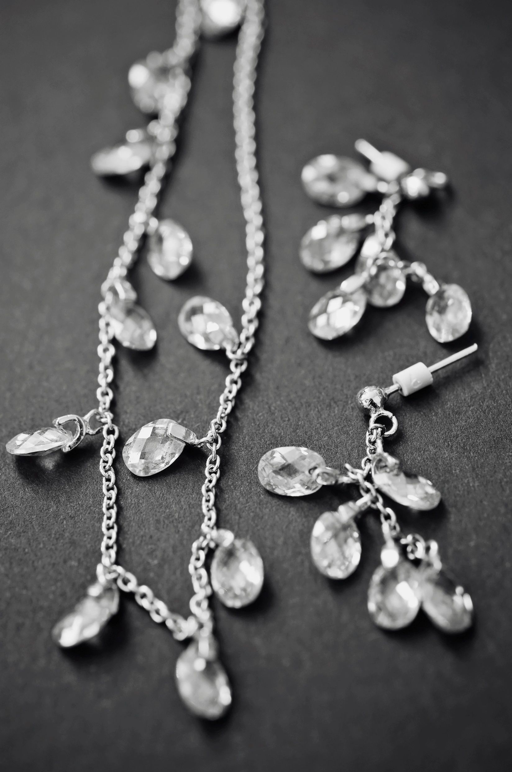 sparkly jewelry closeup